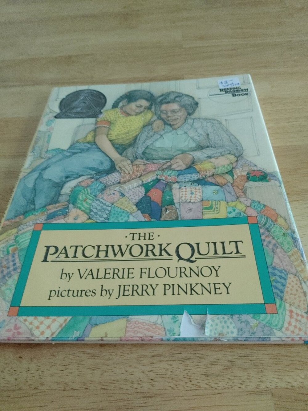 Vintage Signed Hardcover Book: The Patchwork Quilt by Valerie Flournoy